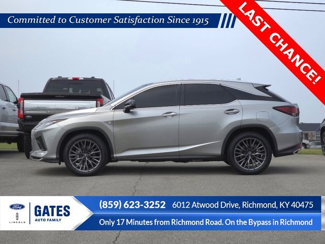 2021 Lexus RX 350 F Sport Handling