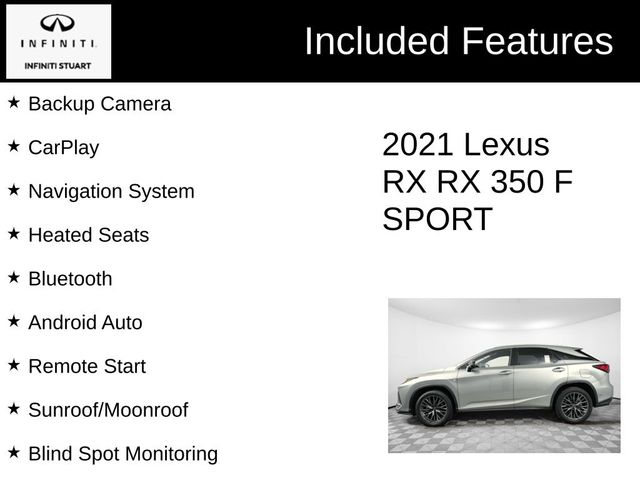 2021 Lexus RX 350 F Sport Handling