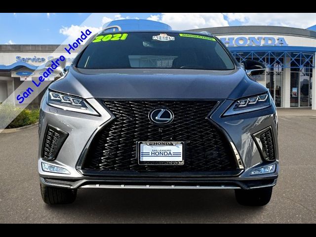 2021 Lexus RX 350 F Sport Handling