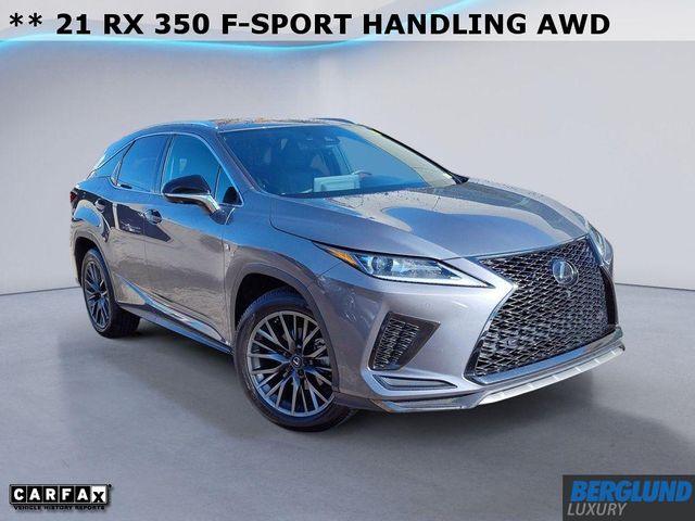 2021 Lexus RX 350 F Sport Handling