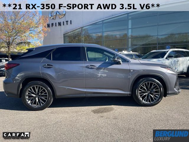 2021 Lexus RX 350 F Sport Handling