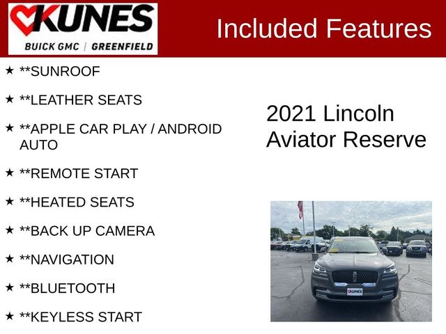 2021 Lincoln Aviator Reserve