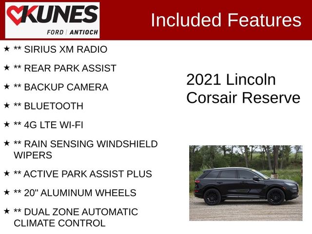 2021 Lincoln Corsair Reserve