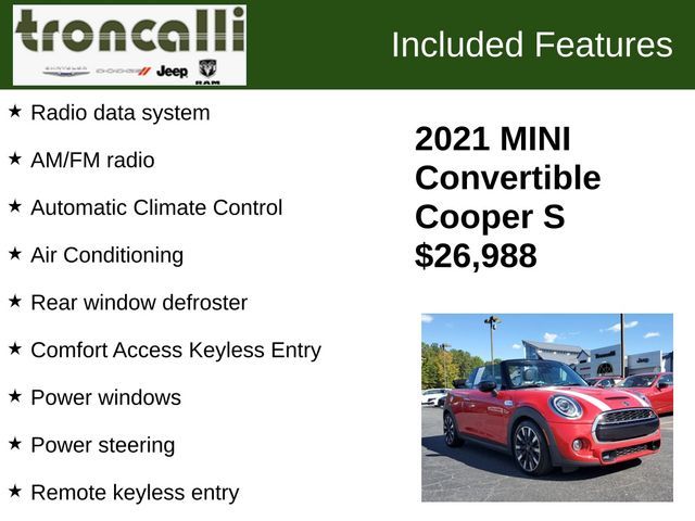 2021 MINI Cooper Convertible S