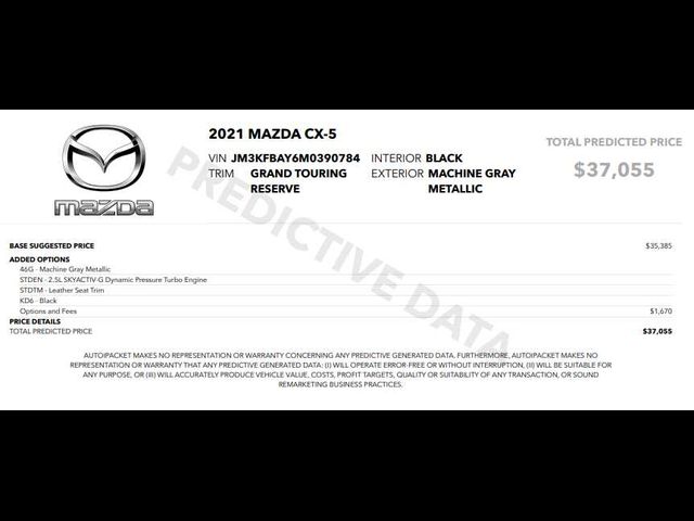 2021 Mazda CX-5 Grand Touring Reserve