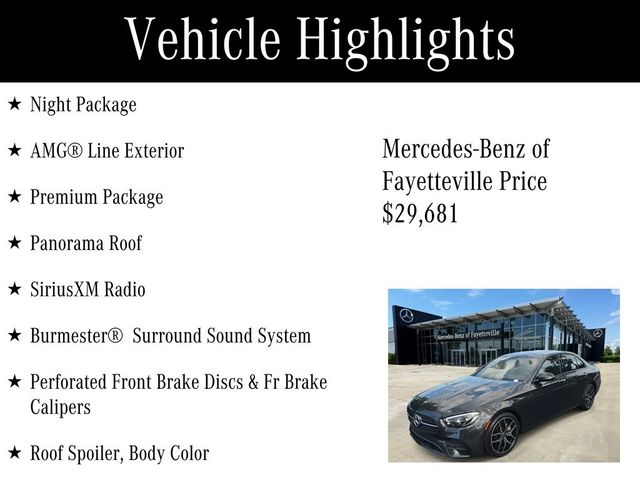 2021 Mercedes-Benz E-Class 350