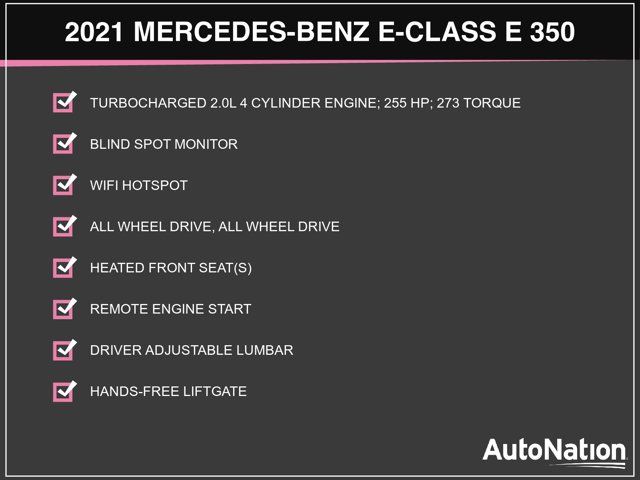 2021 Mercedes-Benz E-Class 350