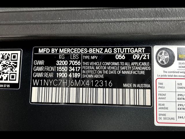 2021 Mercedes-Benz G-Class AMG 63
