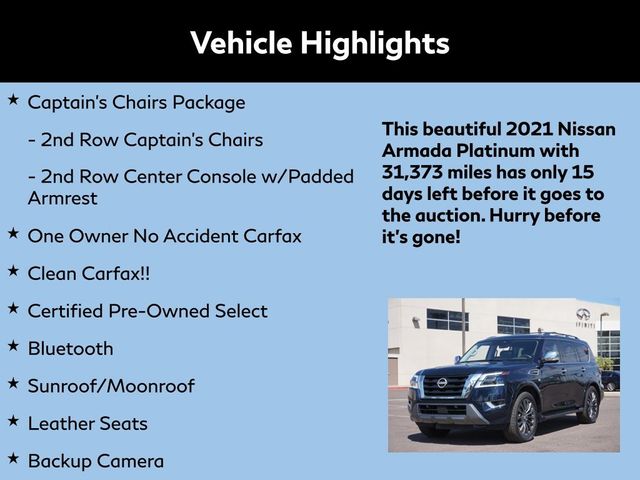 2021 Nissan Armada Platinum