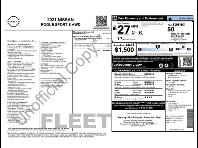 2021 Nissan Rogue Sport S