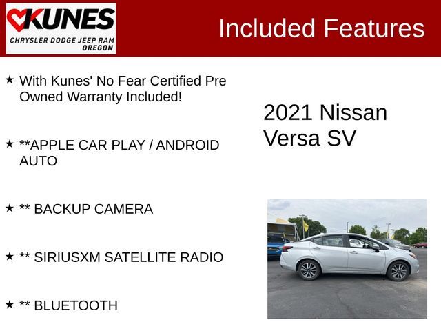 2021 Nissan Versa SV