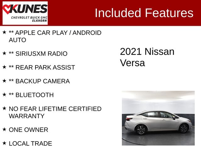 2021 Nissan Versa SV