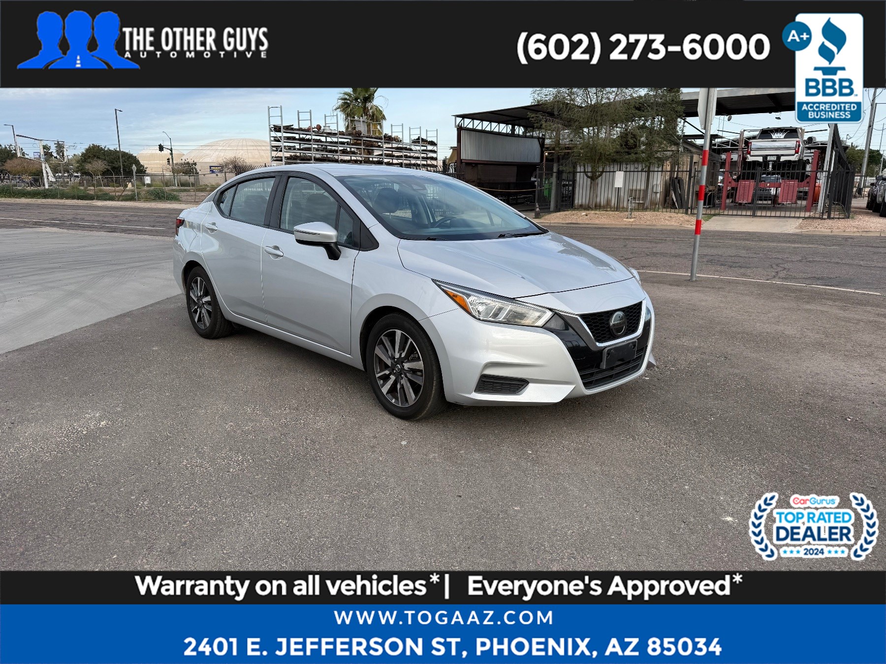 Used 2021 Nissan Versa SV For Sale in PHOENIX, AZ | Capital One