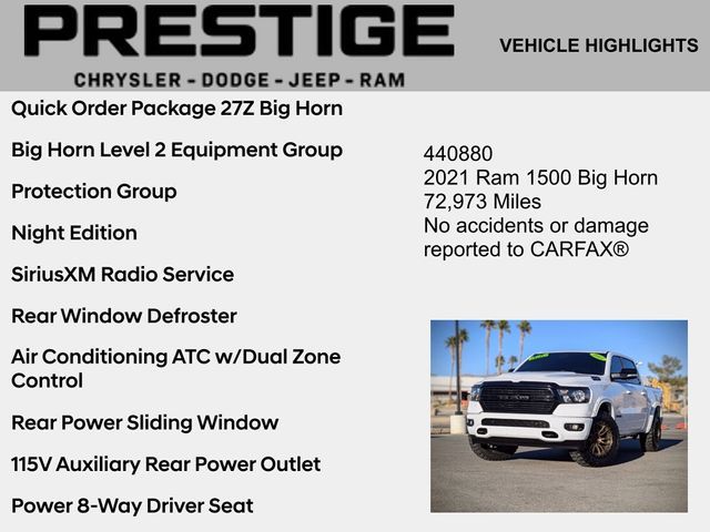 2021 Ram 1500 Big Horn