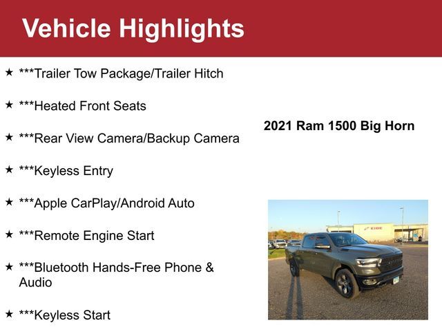 2021 Ram 1500 Big Horn