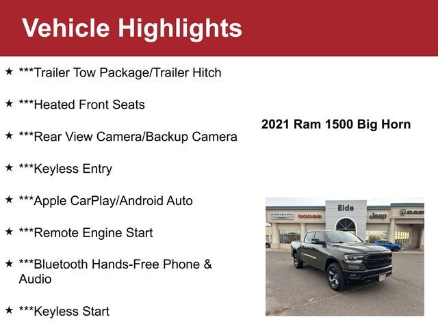 2021 Ram 1500 Big Horn