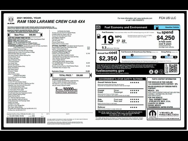 2021 Ram 1500 Laramie