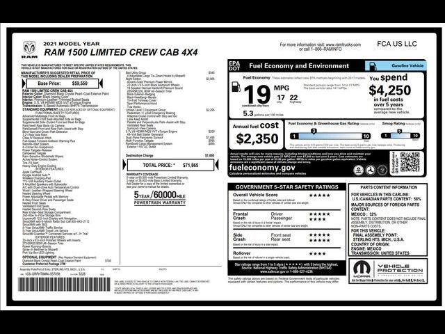 2021 Ram 1500 Limited