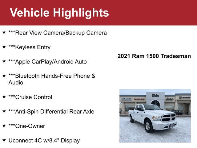 2021 Ram 1500 Classic Tradesman