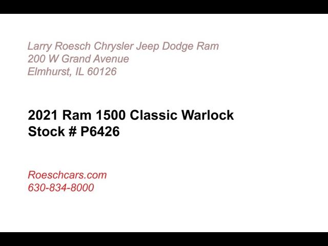 2021 Ram 1500 Classic Warlock