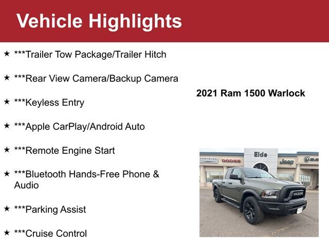 2021 Ram 1500 Classic Warlock