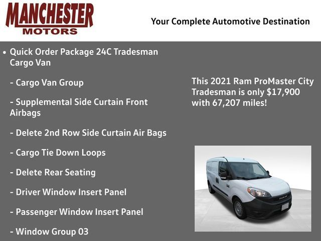 2021 Ram ProMaster Tradesman