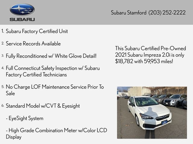 2021 Subaru Impreza Base