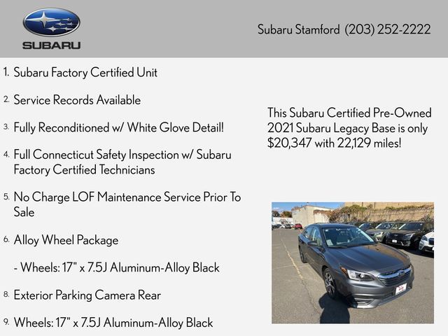 2021 Subaru Legacy Base