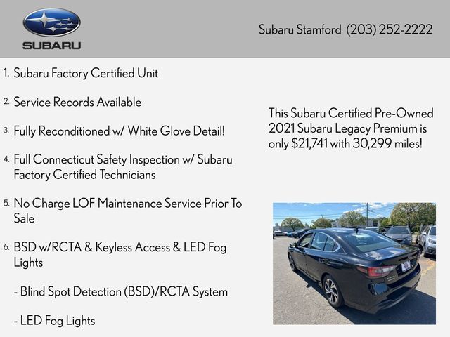 2021 Subaru Legacy Premium