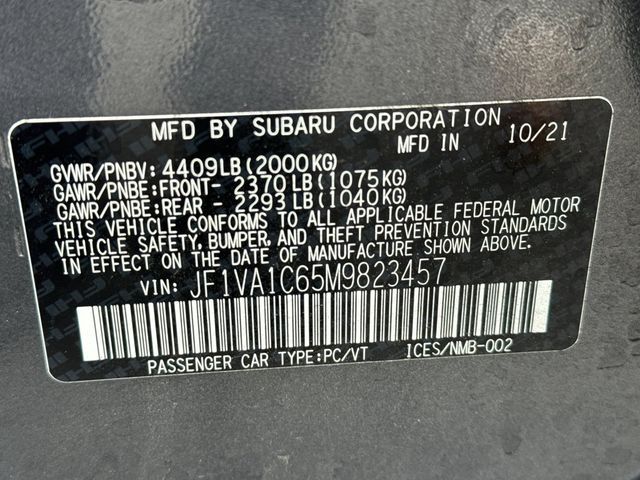 2021 Subaru WRX Premium