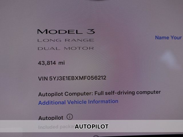 2021 Tesla Model 3 Long Range