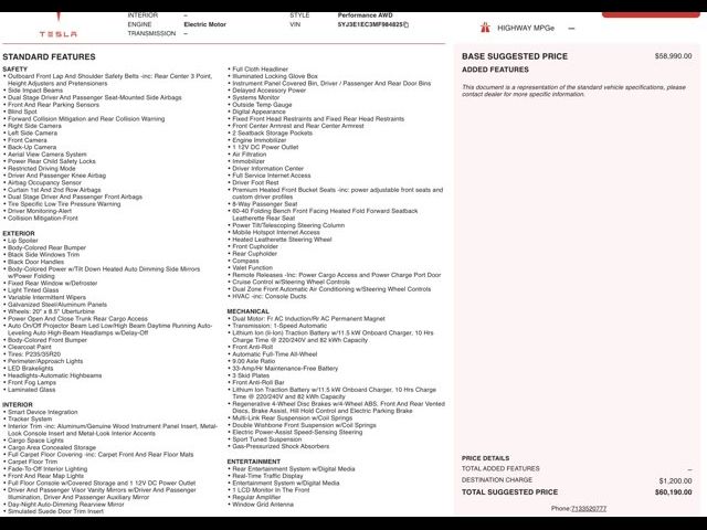 2021 Tesla Model 3 Performance