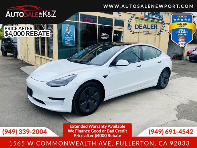 2021 Tesla Model 3 Standard Range Plus