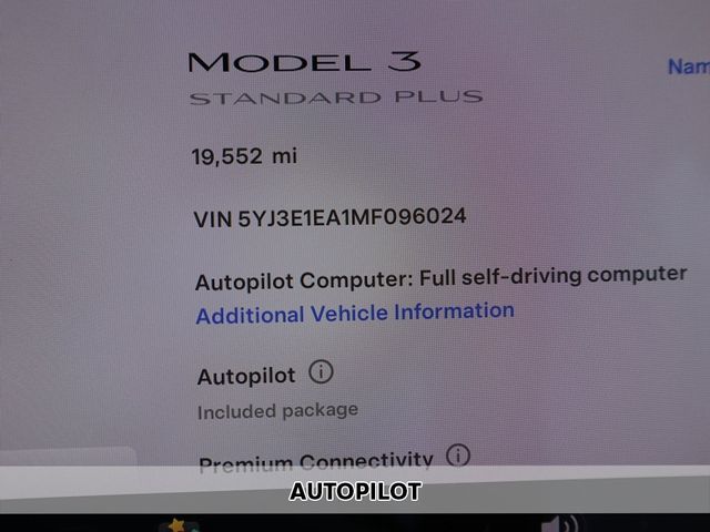 2021 Tesla Model 3 Standard Range Plus