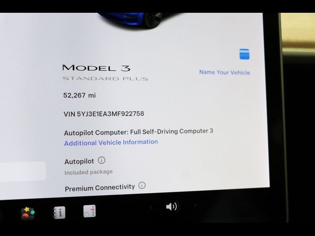 2021 Tesla Model 3 Standard Range Plus