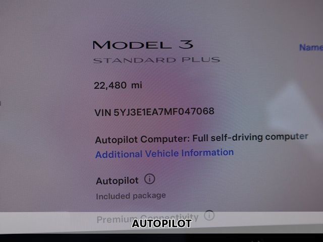 2021 Tesla Model 3 Standard Range Plus