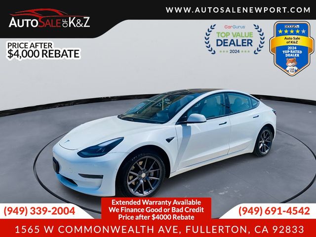 2021 Tesla Model 3 Standard Range Plus