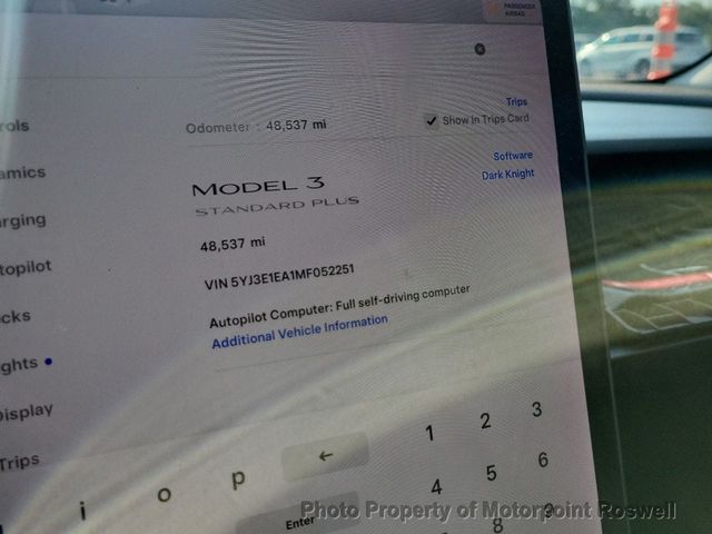 2021 Tesla Model 3 Standard Range Plus