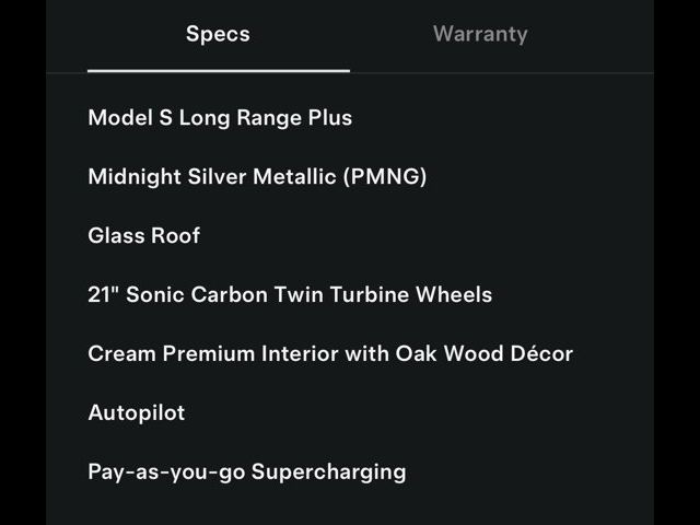 2021 Tesla Model S Long Range Plus