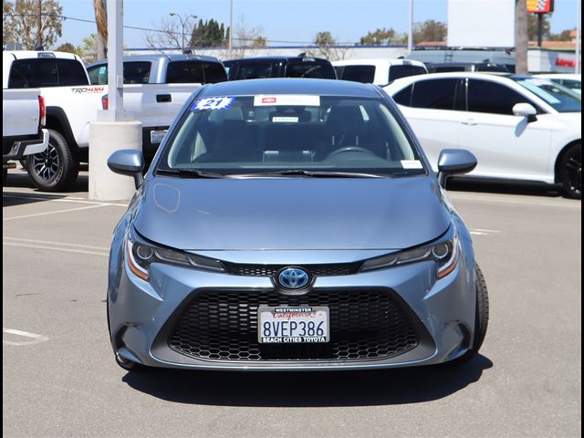 2021 Toyota Corolla Hybrid LE