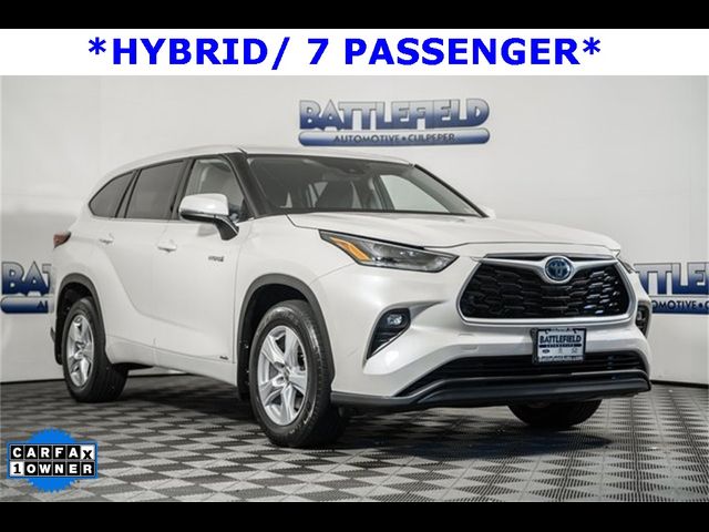 2021 Toyota Highlander Hybrid LE