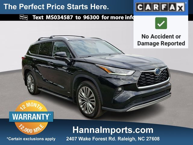 2021 Toyota Highlander Hybrid Platinum