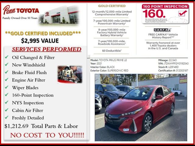 2021 Toyota Prius Prime LE