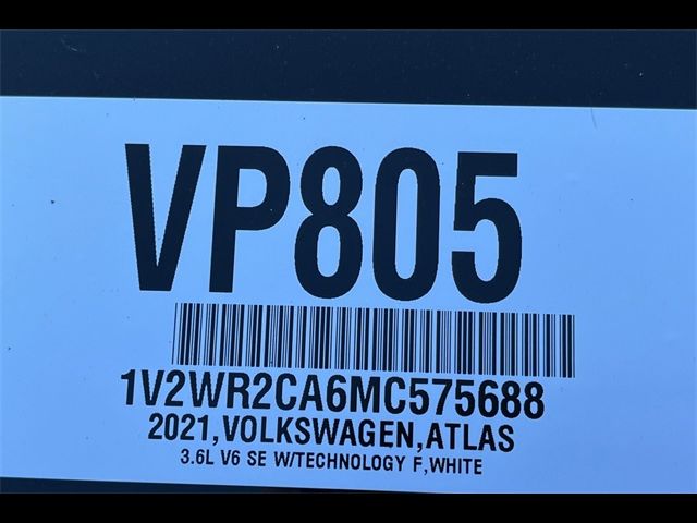 2021 Volkswagen Atlas 3.6L V6 SE Technology