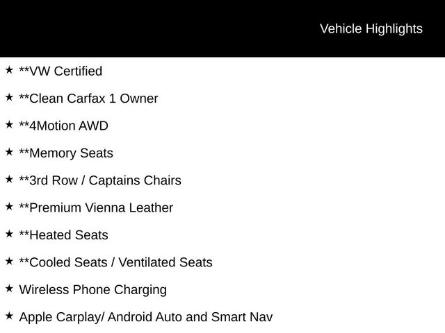 2021 Volkswagen Atlas 3.6L V6 SEL Premium