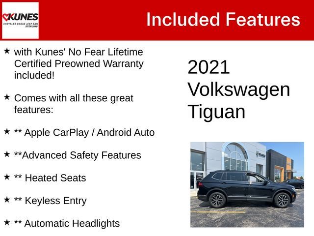 2021 Volkswagen Tiguan SE R-Line Black