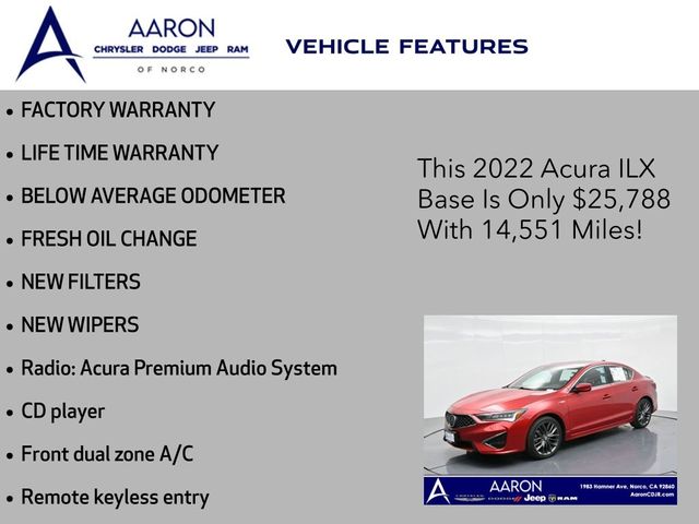 2022 Acura ILX Premium A-Spec