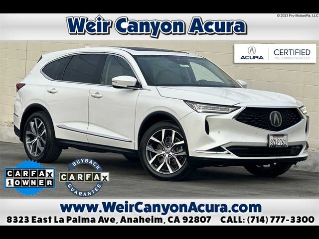 2022 Acura MDX Technology