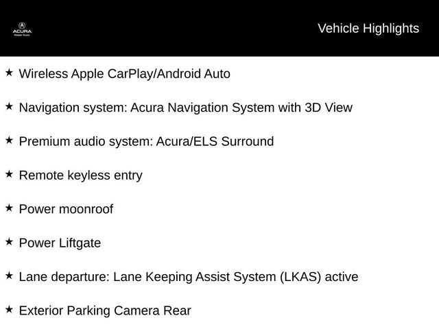 2022 Acura MDX Technology