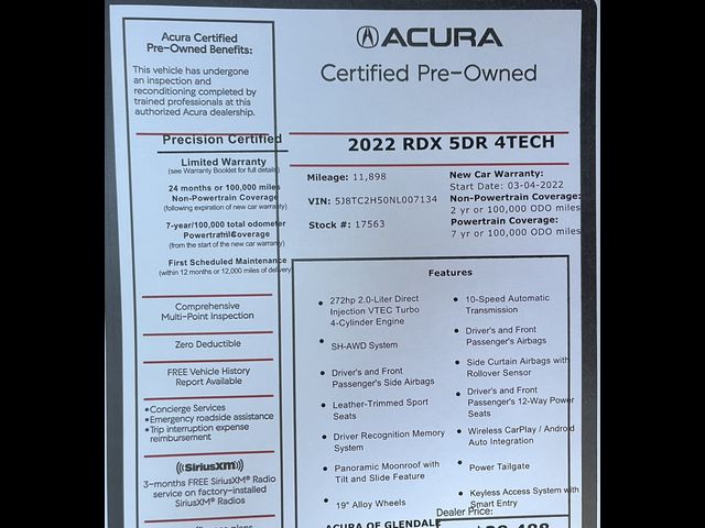 2022 Acura RDX Technology